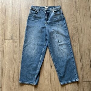 We The Free x Free People Wide Leg Relaxed Blue Denim Jeans Women’s 31